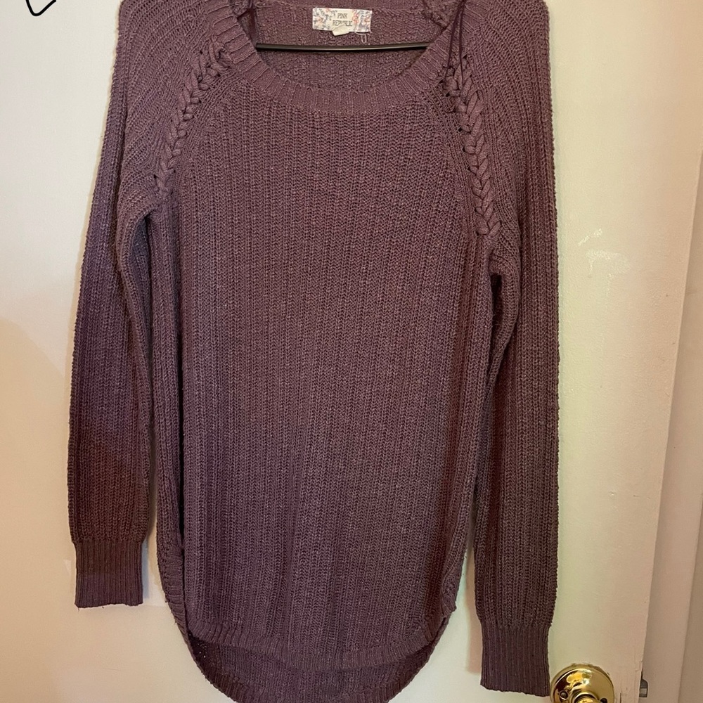 Purple large sweater